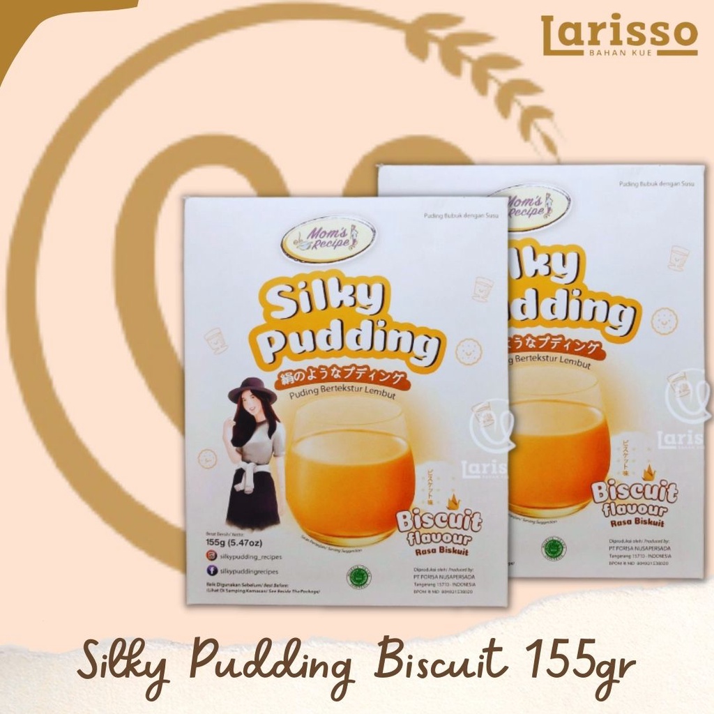 

FORISA SILKY PUDDING MOM RECIPE BISCUIT FLAVOUR RASA BISKUIT 155GR