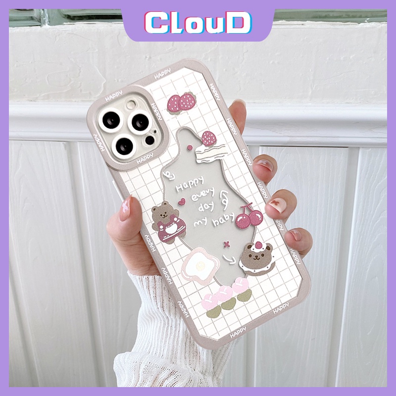 Soft Case Transparan Motif Kartun Kue Beruang Untuk infinix Smart 6 Hot 11 Play Smart 5 Hot 10 Play Hot 10 11 11 11S 10 lite