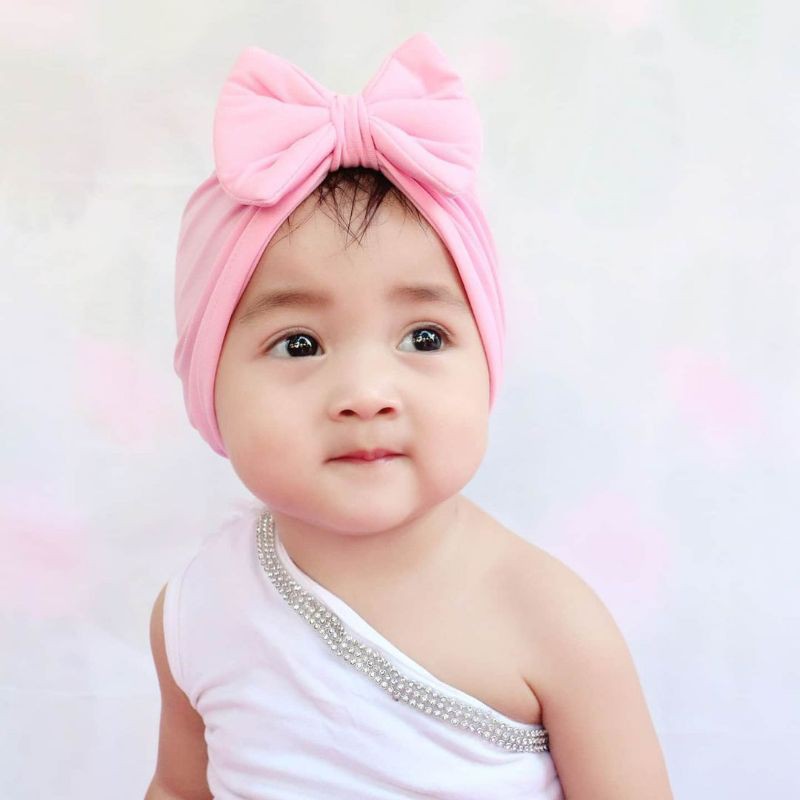 LITTLENOAH_STORE - Turban Pita Topi Bayi Anak 1-3 Tahun