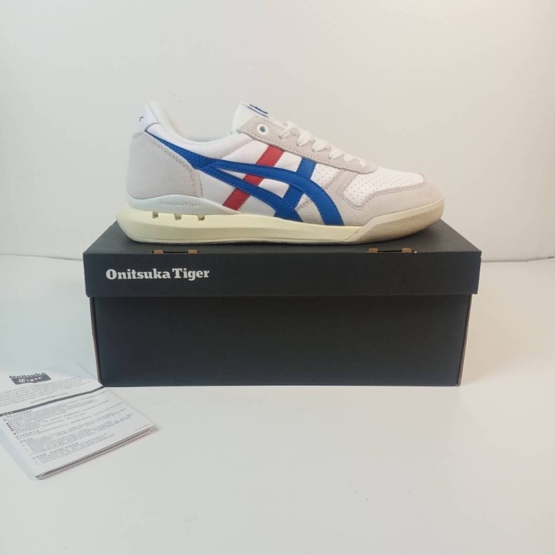 SEPATU ONITSUKA TIGER ULTIMATE 81 EX FRANCE/WHITE BLUE RED