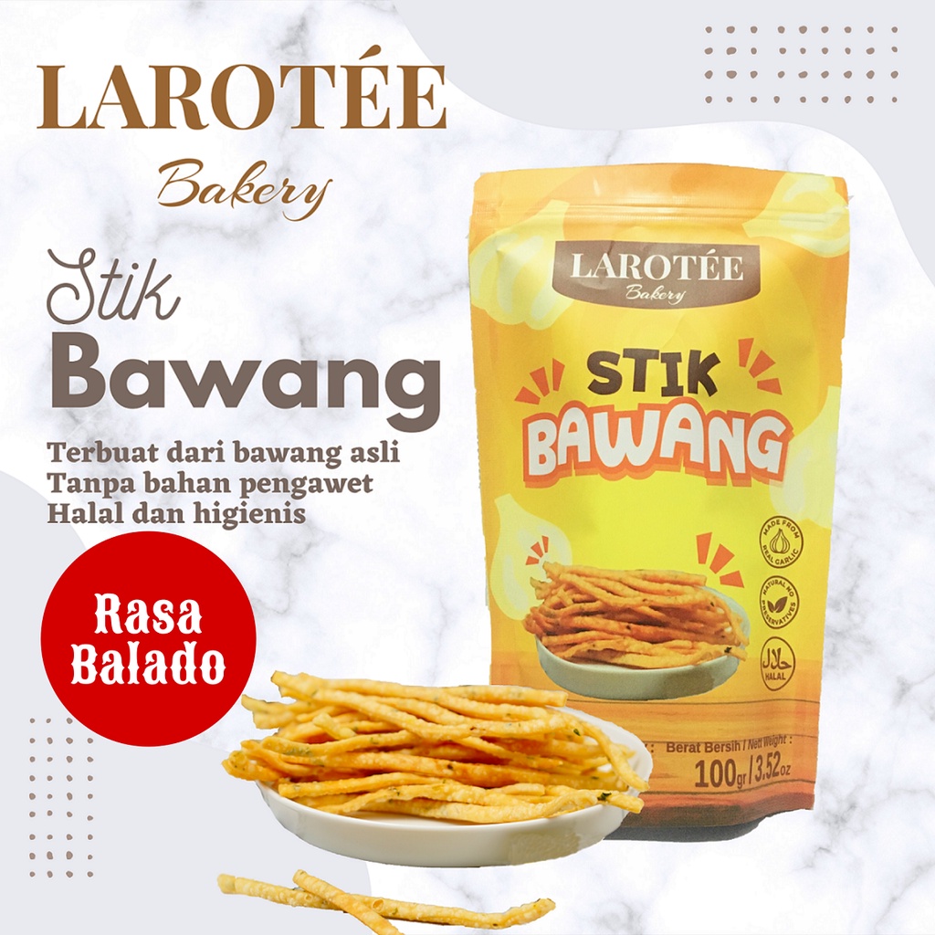 

Kue Kering Stik Bawang Rasa Balado