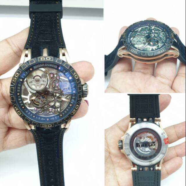 JAM TANGAN PRIA ROGER DUBUIS AUTOMATIC GRADE AAA+ SUPER PREMIUM QUALITY