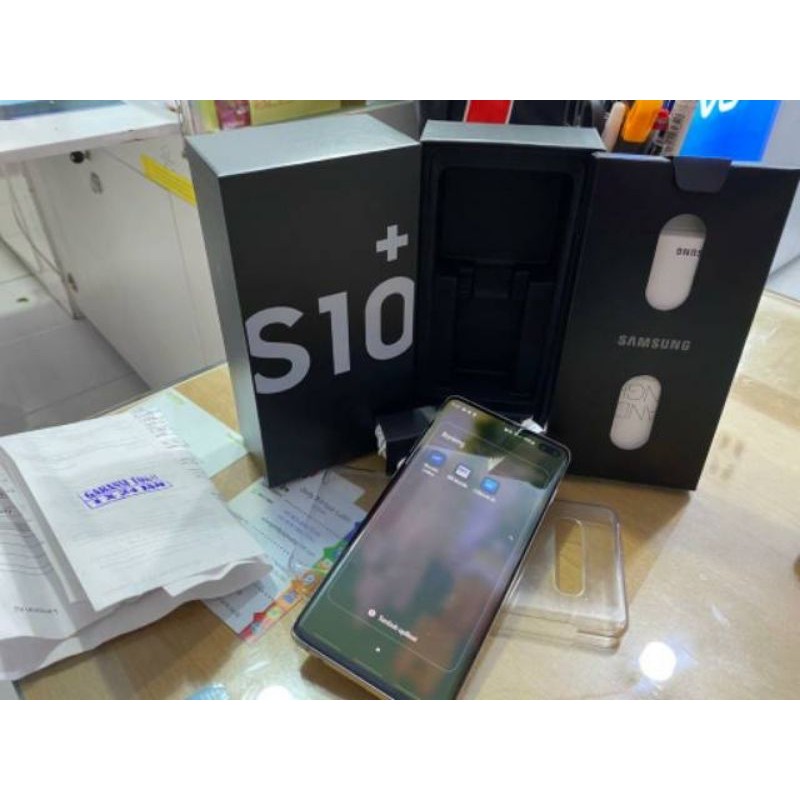 second samsung s10 plus hitam