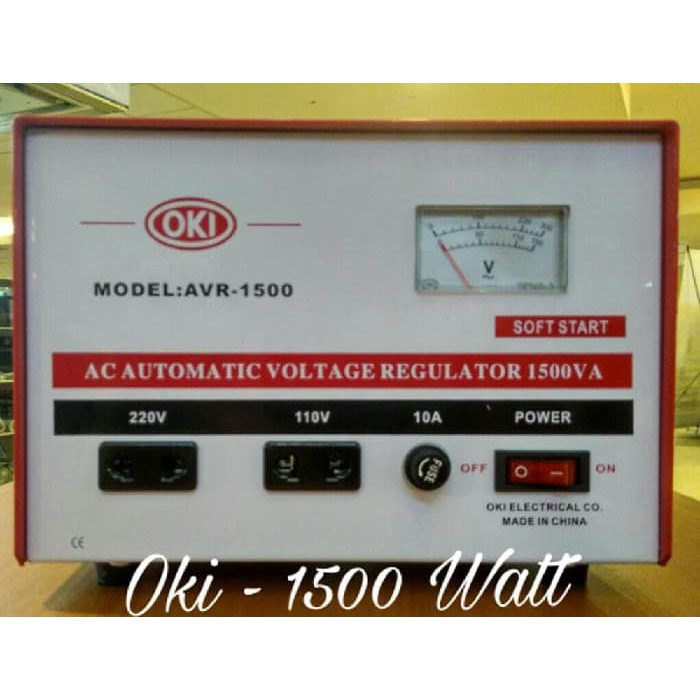 Stabilizer /stavol Regulator Listrik OKI 1500 watt Stabiliser 1500watt