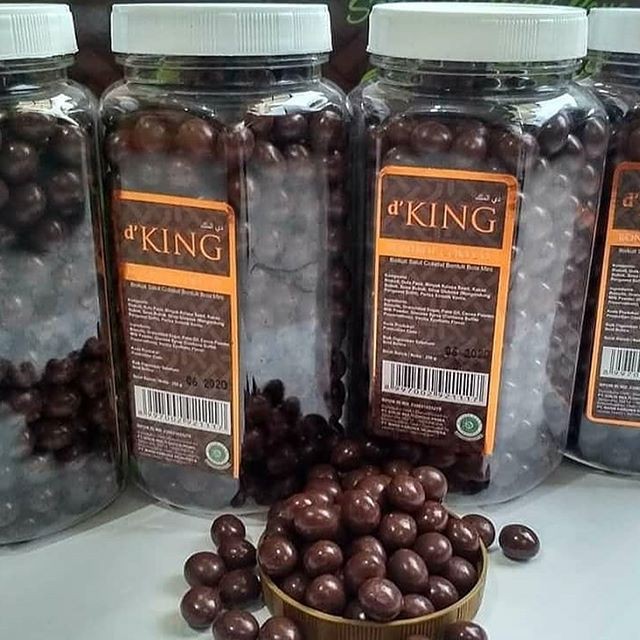 D'King Bonibol Coklat Kemasan Toples