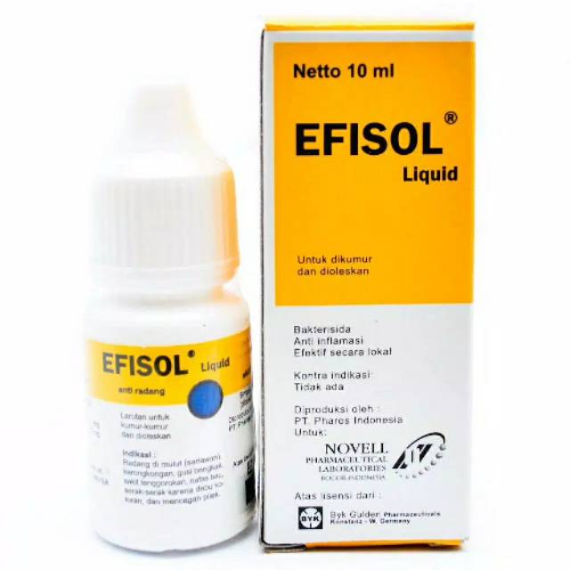 EFISOL LIQUID 10 ML PHAROS / OBAT SARIAWAN