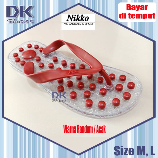 Nikko Kesehatan M-XL / Sandal Jepit Kesehatan Tematik / Sandal Kesehatan / Sandal Wudhu