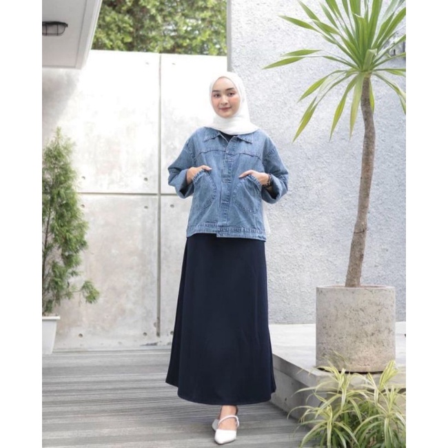 jaket jeans peremium//jaket wanita//