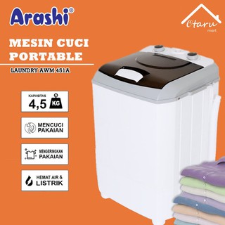 Jual Mesin Cuci Portable Arashi AWM 451A Kapasitas 4,5kg Laundry ...