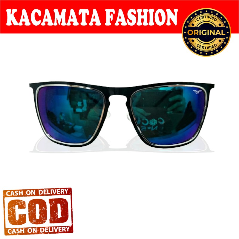 Kacamata Hitam pria wanita color mirror vintage kaca mata gaya kaca mata normal sunglasses unisex