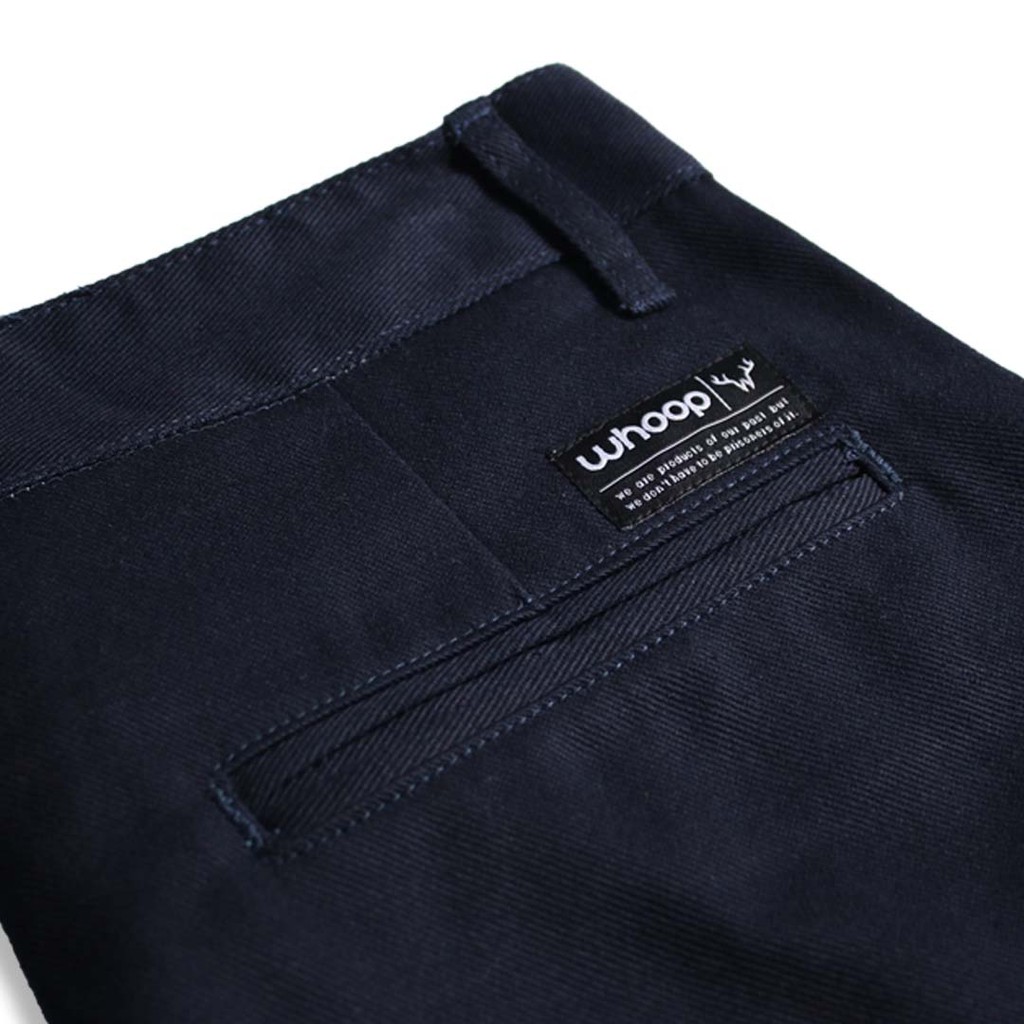 Whoopculture &quot;Muntjac&quot; Navy Chino