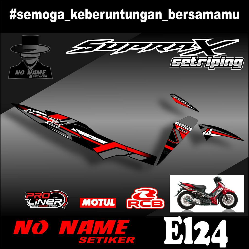 Striping List Variasi Supra X 125r (el24)- Striping List Motor Supra