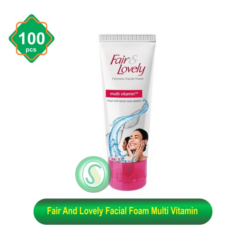 Fair And Lovely Facial Foam Sabun Muka Pembersih Wajah Vitamin 50gr / 100gr