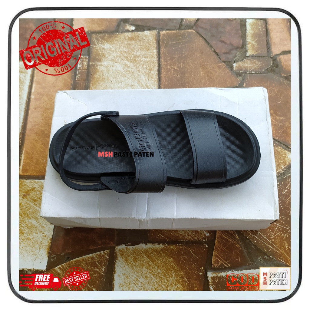 Sandal tali belakang pria Sandal rangke Sandal karet Sandal gunung karet ori kinbos k9678 size 40-44