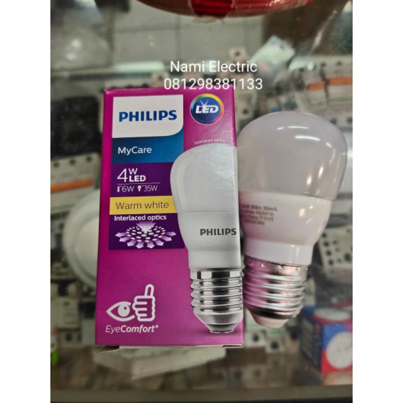 Lampu LED Philips 4 Watt WarmWhite