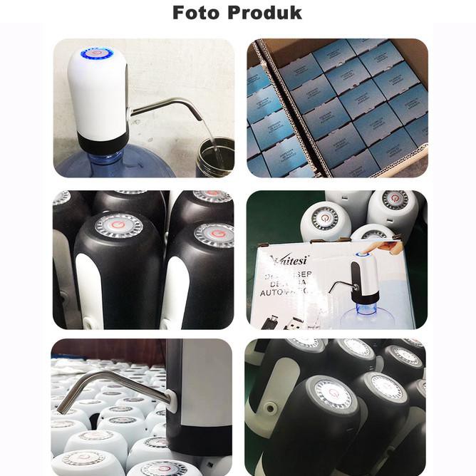 BEVT POMPA GALON ELEKTRIK DISPENSER AIR GALON CHARGE DISPENSER USB - PUTIH KH2Q