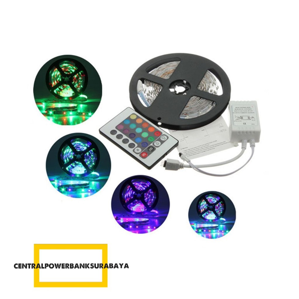 LAMPU LED SETRIP RGB 5M 1 SET