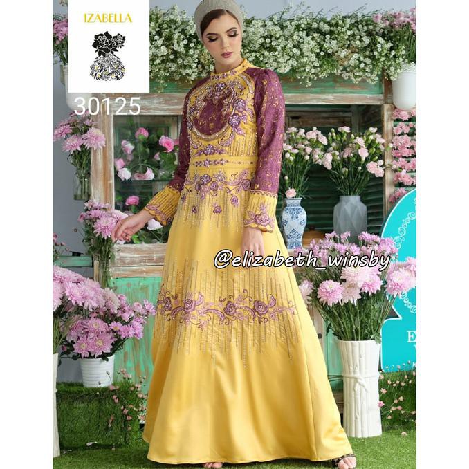 New Arrival Elizabeth Winsby Fashion Muslim Gamis Baju Jumbo Pesta Q54 Keren