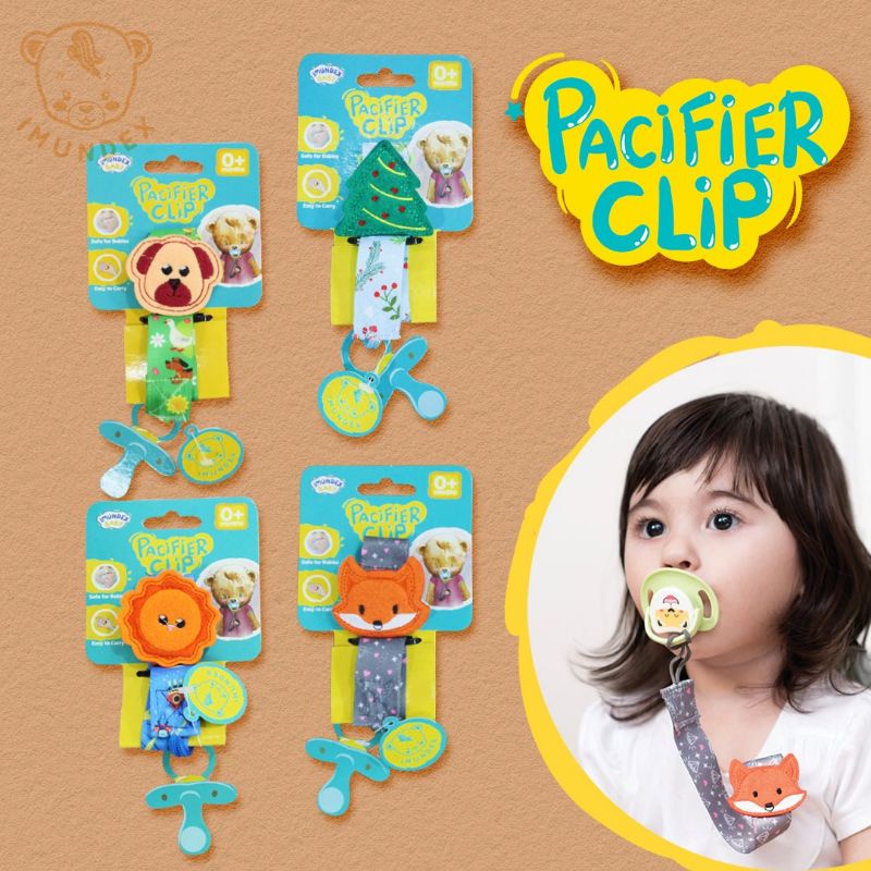 Imundex Pacifier Clip Mix Tali Empeng PCI001/004