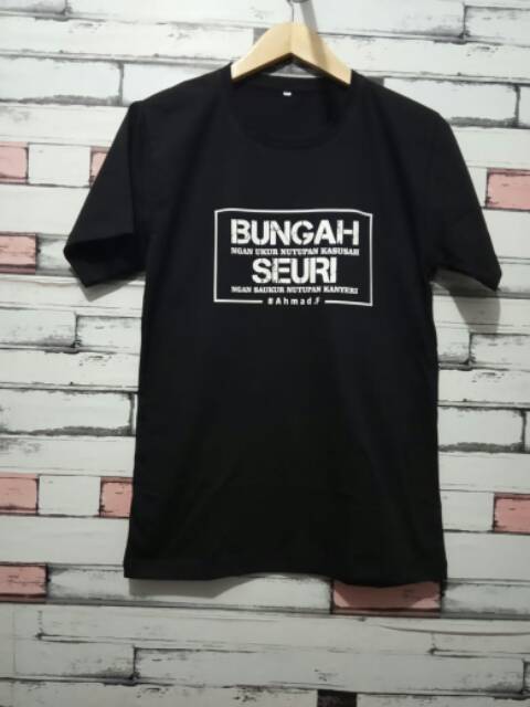 Kaos Sablon Custom Depan Belakang (PO)
