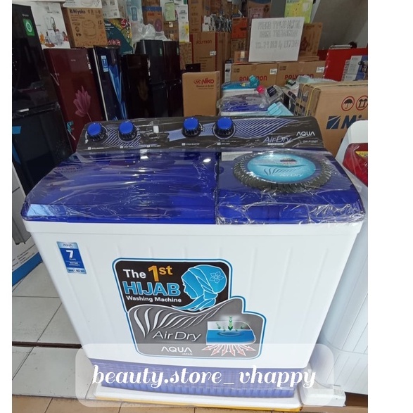 Mesin Cuci 2 Tabung AQUA QW 1250XT 12 Kg Garansi Resmi Khusus Jawabarat Jabodetabek (Kota bandung dan Cimahi Bisa COD)