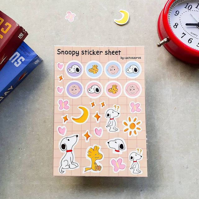 

Sticker Journal Planner Buku - Snoopy [Kiss Cut]