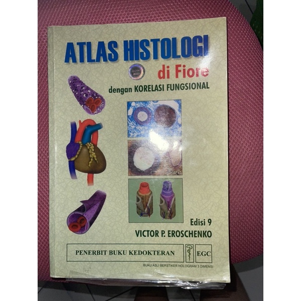 atlas histologi di fiore difiore edisi 9 preloved bekas buku kedokteran original ori