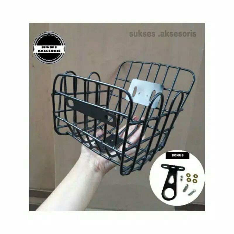 KERANJANG KLASIK SEPEDA LIPAT MINION ONTEL MTB