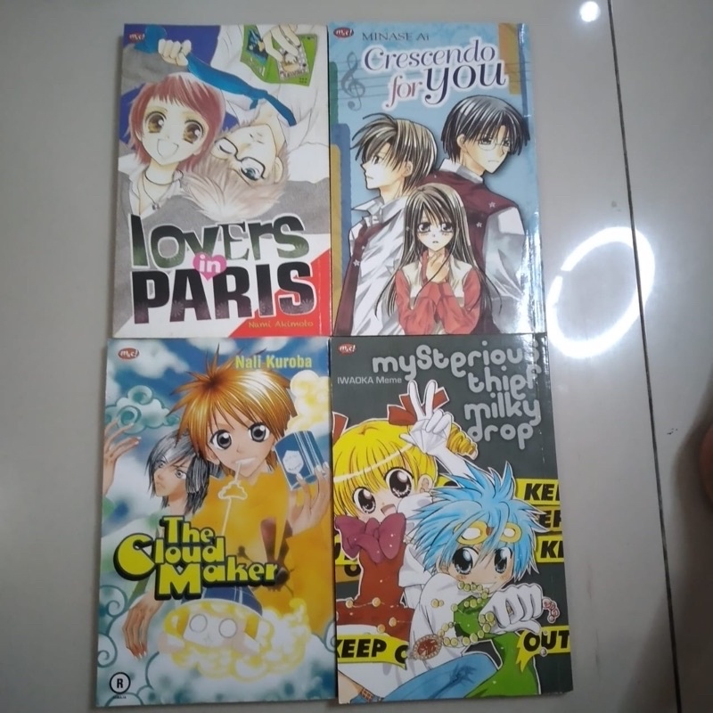 Komik ONESHOOT Lovers in paris, crescendo for you, the cloud maker, my sterious thief milky drop