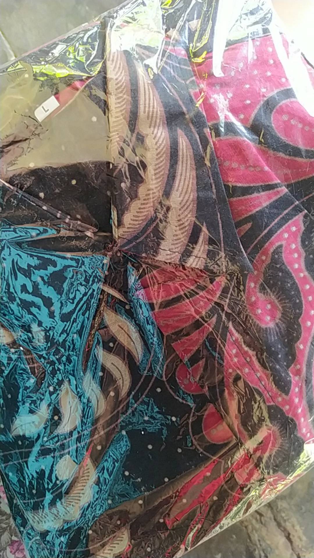 Batik Couple Keluarga Sania Ruffle Ori Ndoro Jowi Dnt 001 Motif Lolipop Merah