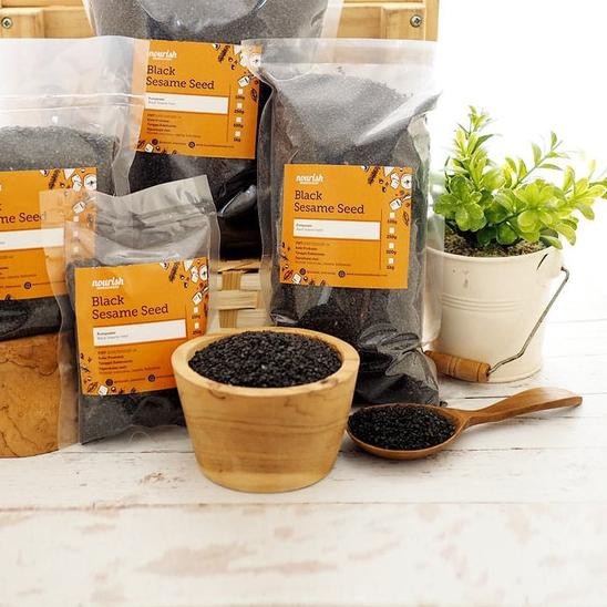 

✧ Wijen Hitam (Black Sesame Seed) 500gr ←