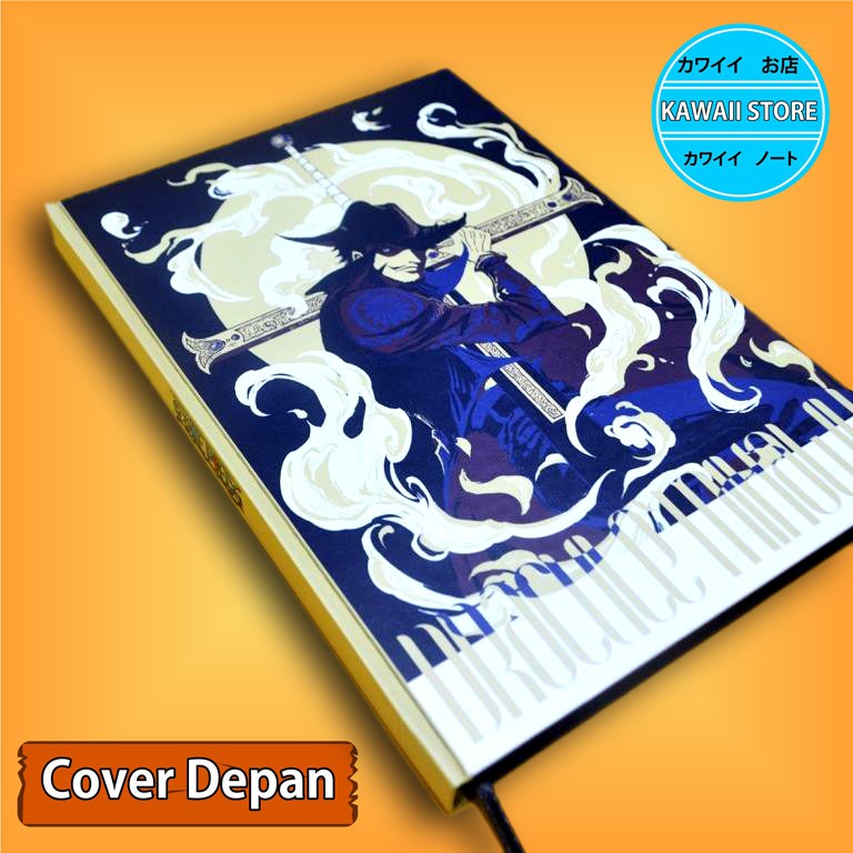 

Notebook / Pocket book Hard Cover Anime One Piece DRACULE MIHAWK uk A5 & A6 / Notes Book