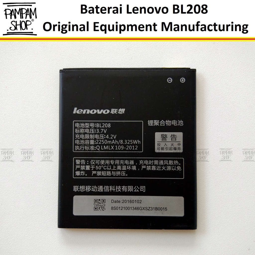 Baterai Handphone Lenovo S920 A75 A616 Bl208 Original Batrai Batre Battery Bl 208 Hp S 920 Shopee Indonesia