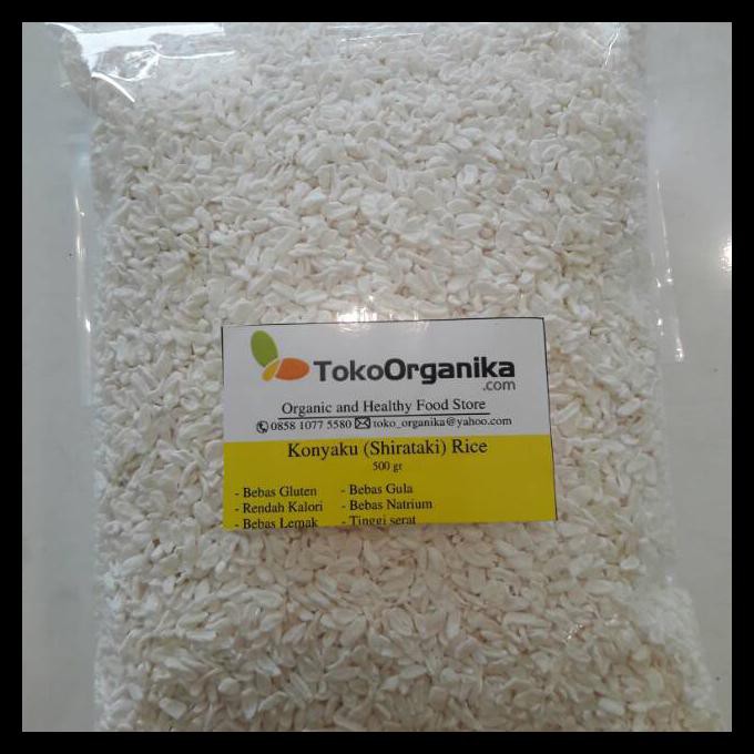 

THE BEST SELLER KONYAKU (SHIRATAKI) RICE 500GR