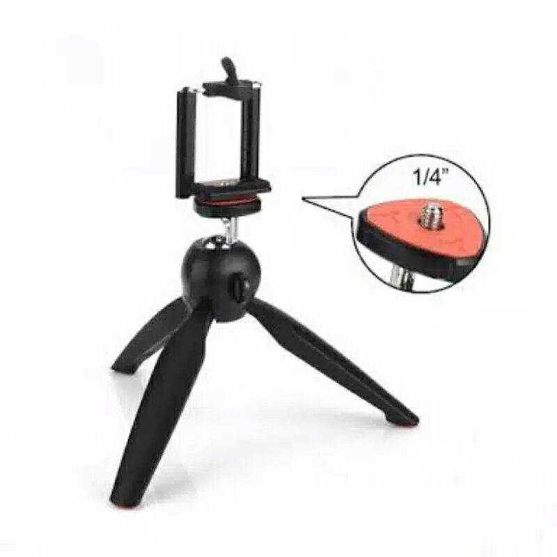 tripod mini yunteng yt-228 holder u kokoh kuat untuk handphone dan kamera digital