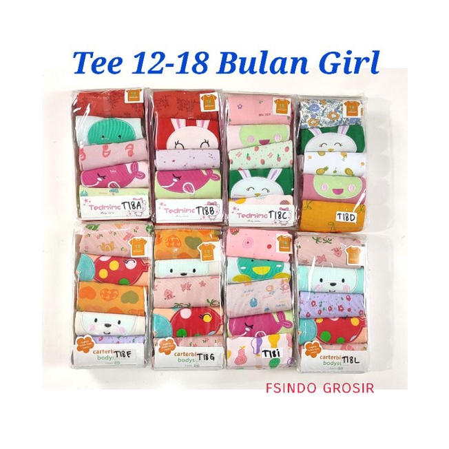 Tee 5in1 lengan pendek KODE T/Baju 5in1/atasan bayi 5in1