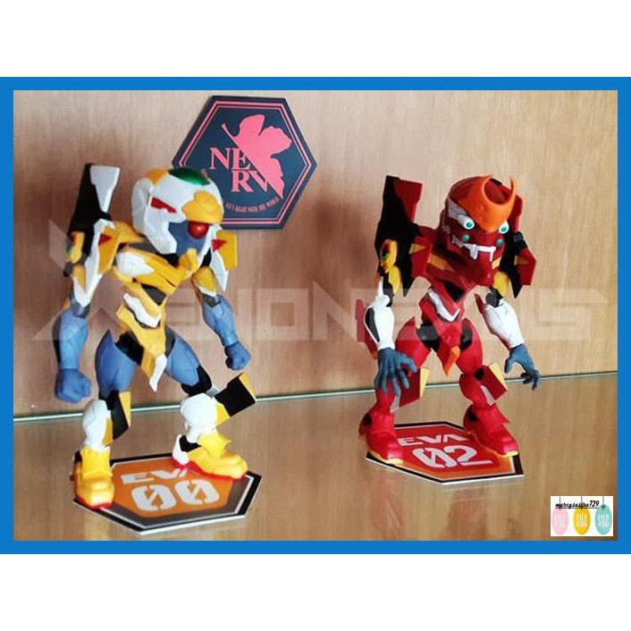 

STICKERWALL- STIKER SIGN NEON GENESIS EVANGELION SERBA GUNA -ASLIIII.