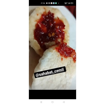 

kemplang PREMIUM iwak belida isi 25pcs+sambal PEDAS ASAM MANIS GURIH