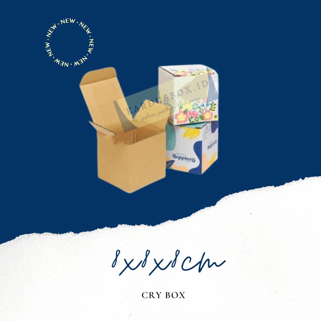 

BOX PACKING/GIFT BOX/BOX KARTON 8X8X8CM