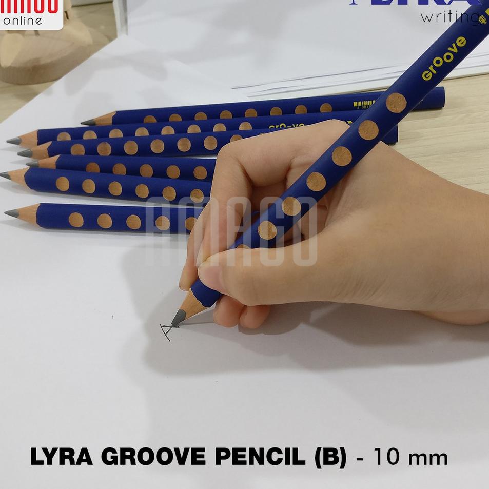 

[KODE SRQZA] LYRA GROOVE PENCIL JUMBO (B) - BLACK - 10 MM - 1870101
