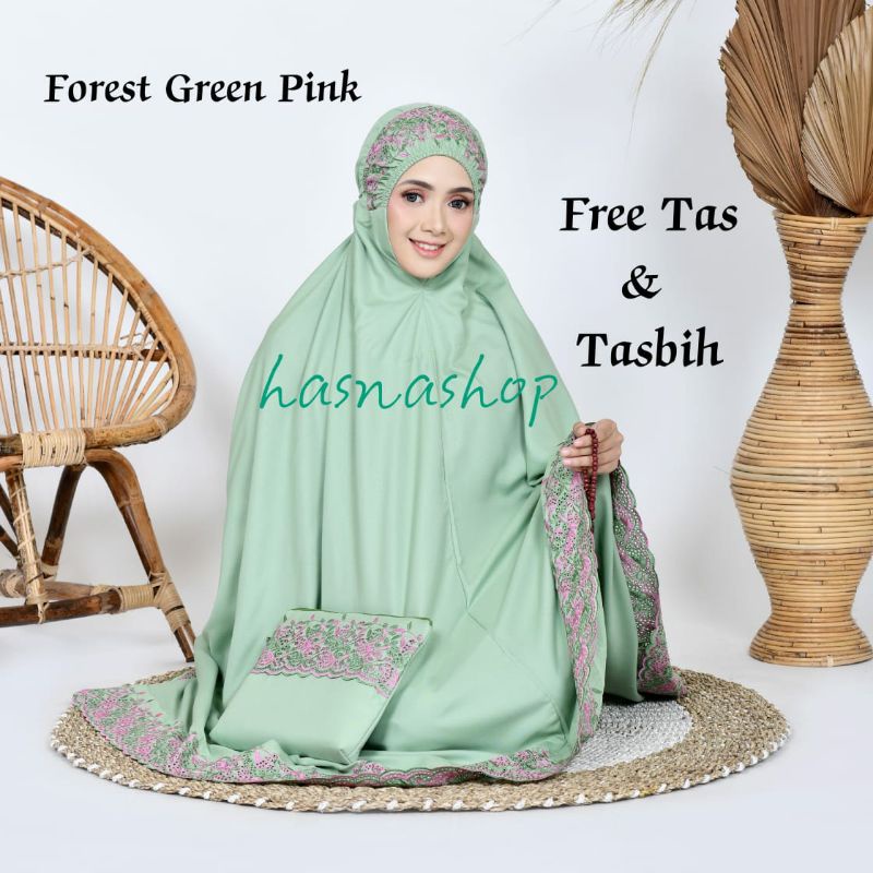 Mukena Dewasa Khadijah Premium murah  terbaru/ Floraleena / Size Jumbo / Grosir