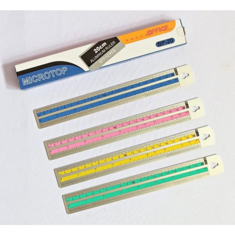

HD Penggaris Aluminium 20cm / Garisan / Pengaris / Ruler
