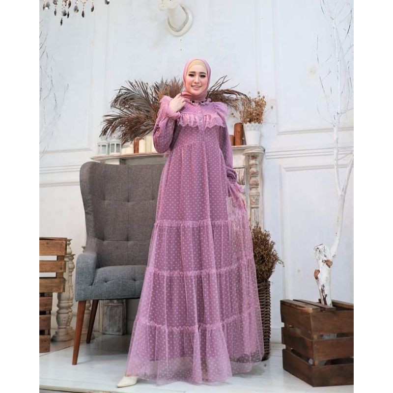 GAMIS TILE SUSUN SABRINA/GAMIS SUSUN TILE DOT