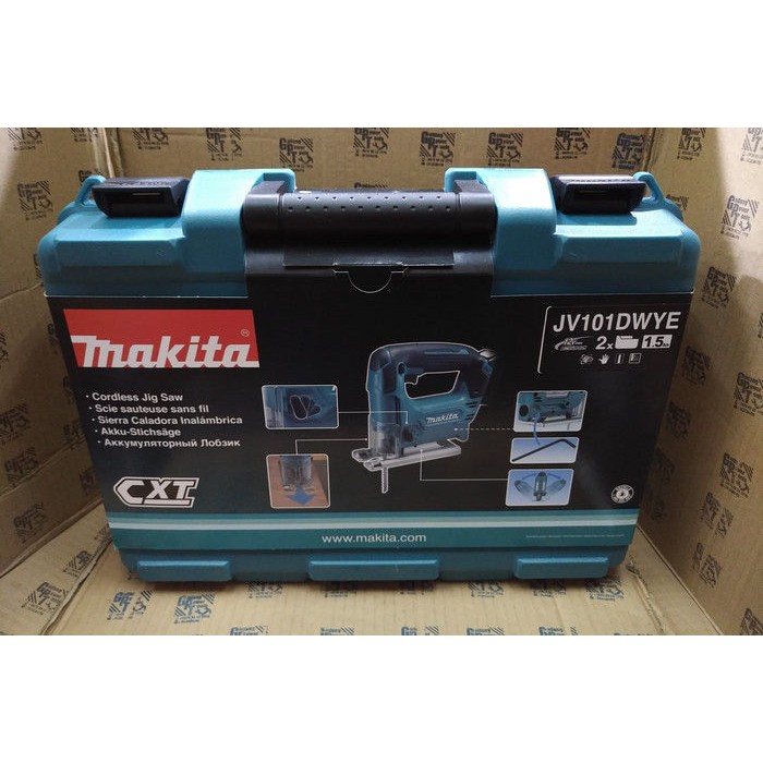 Mesin Gergaji Jigsaw Cordless Baterai Makita Jv101dwye Jv 101