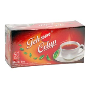 

SOSRO TEH CELUP BLACK TEA BOX 50X2g