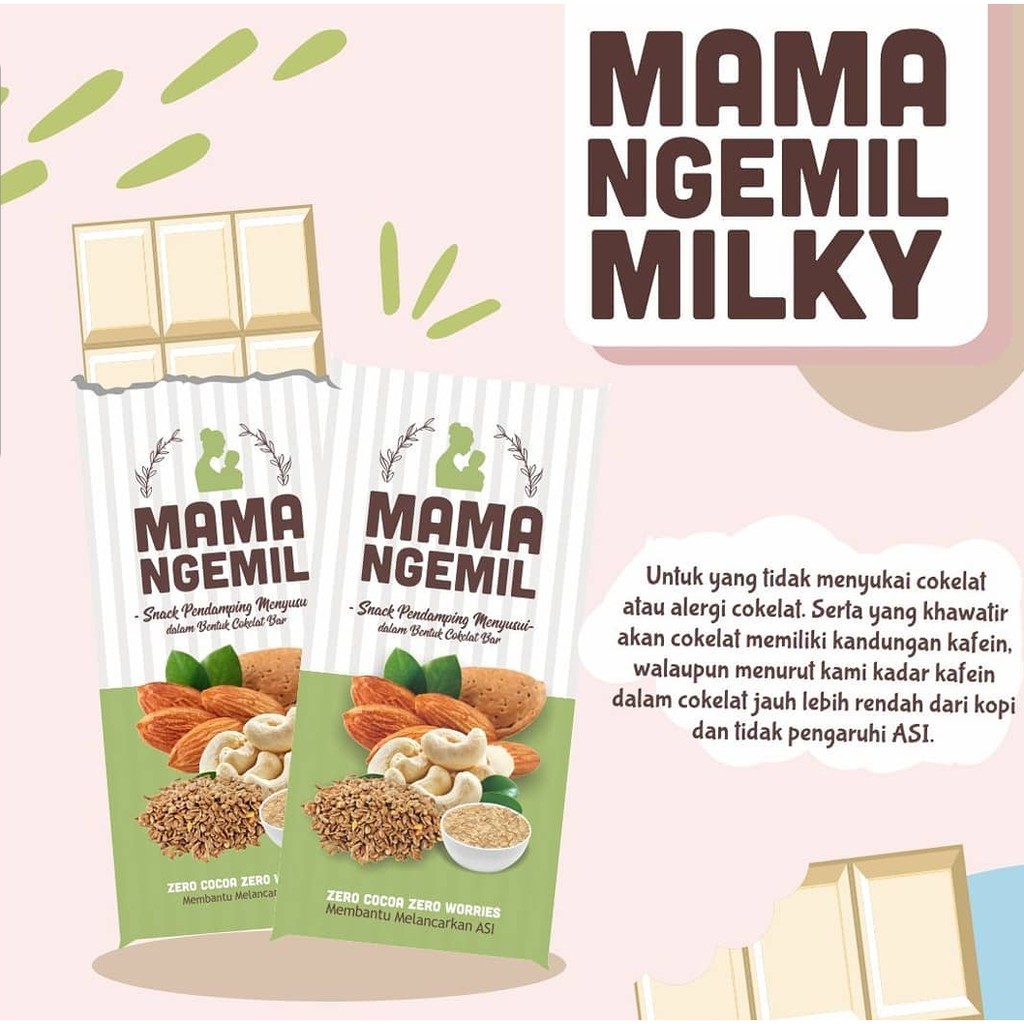 Mama Ngemil Asi Booster Snack Coklat / Pelancar Asi Cokelat MamaNgemil