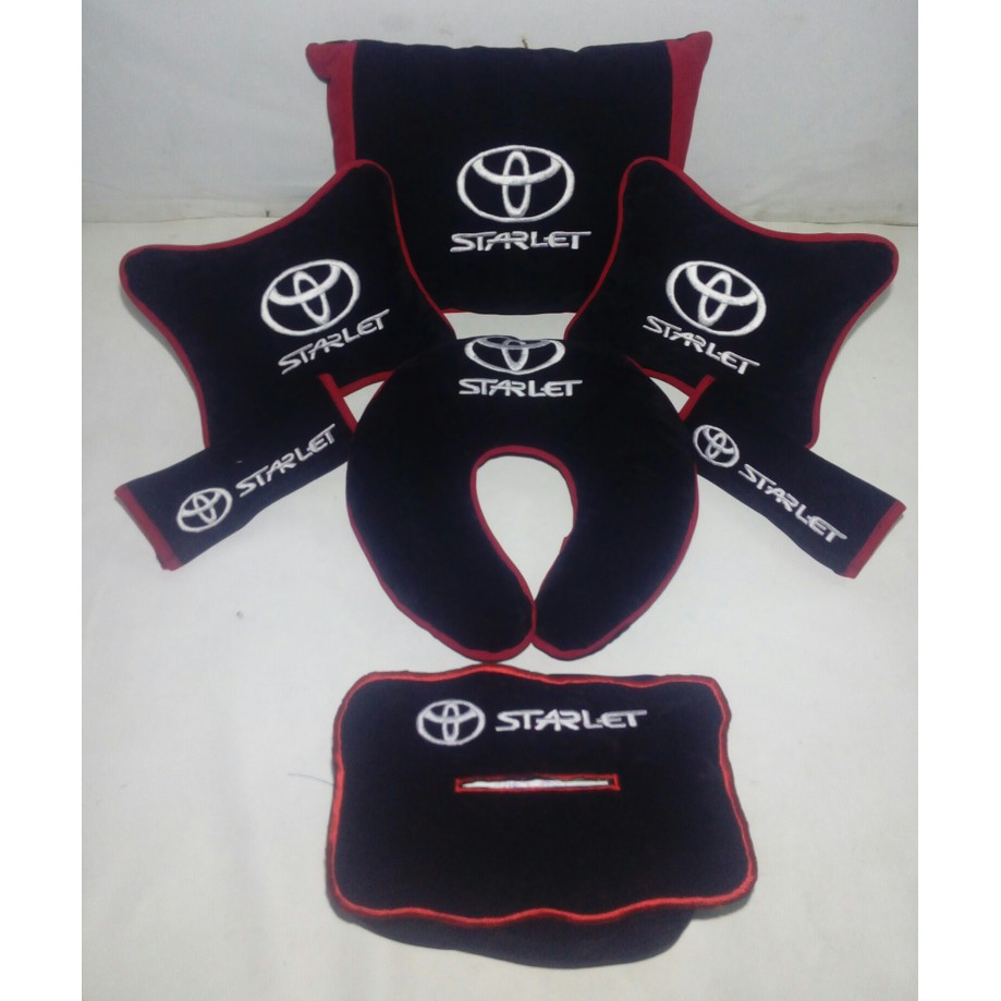 Aksesoris mobil Starlet  Headrest sandaran jok Bantal mobil