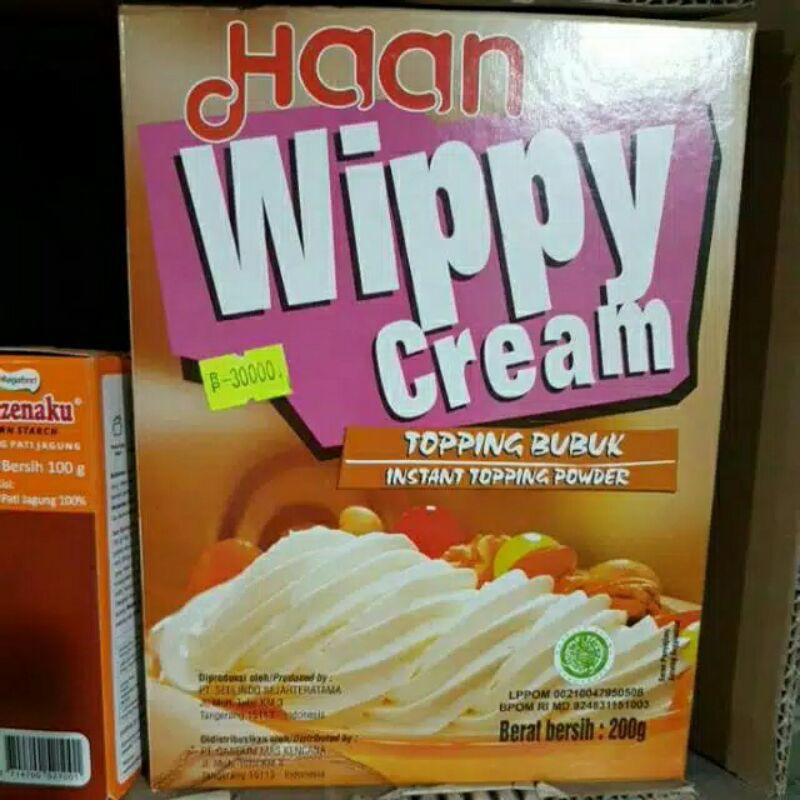 

whip cream haan 200gram