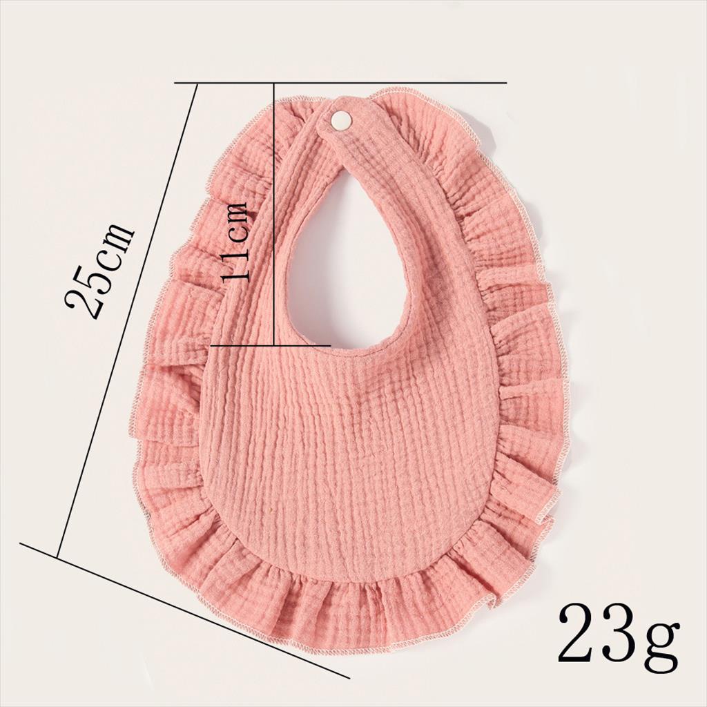 JM0036 Bibs Anak Muslin Rumple Bib Muslin Slabber Bayi Baby Celemek Tatakan Iler Burpy Makan Cewek Perempuan Balita Batita