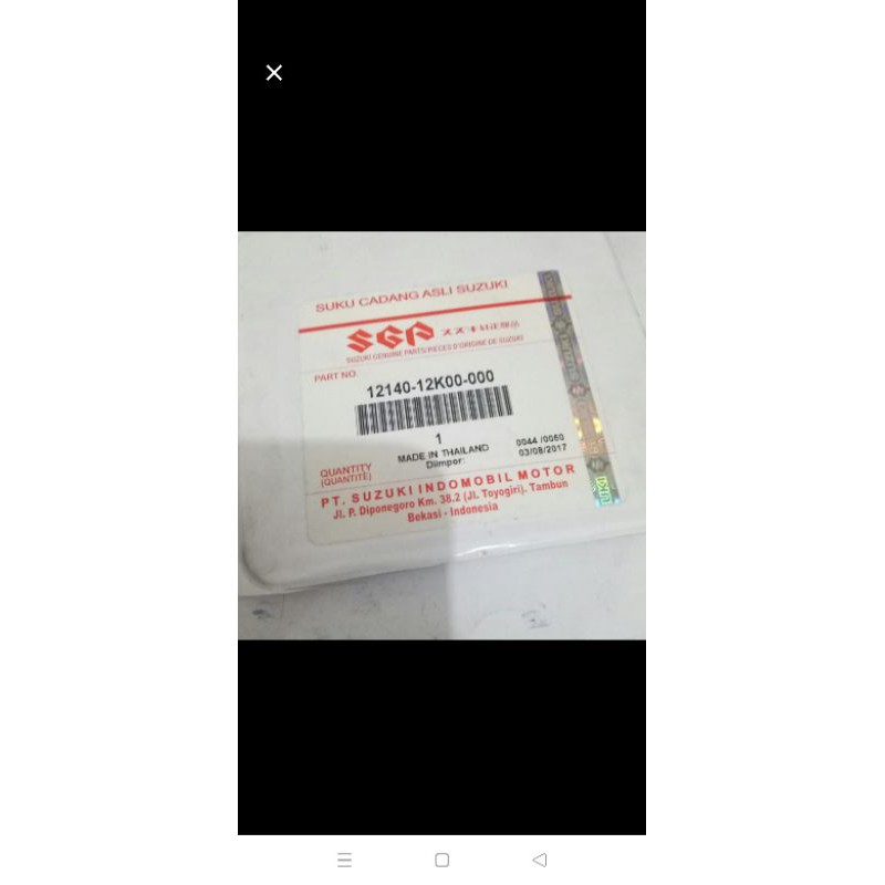 RING SEHER SEKER PISTON SUZUKI GSX R GSX S SATRIA FU150 INJEKSI FU FI ORI SGP